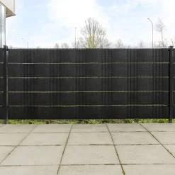 vidaXL Paravents de balcon 5 pcs 255x19 cm résine tressée
