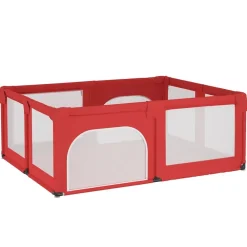 vidaXL Parc pour bébé avec 2 portes Tissu Oxford