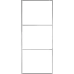 vidaXL Paroi de douche à l'italienne à verre ESG transparent 80x195 cm