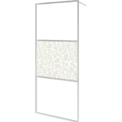 vidaXL Paroi de douche à l'italienne à verre ESG pierre 80x195 cm