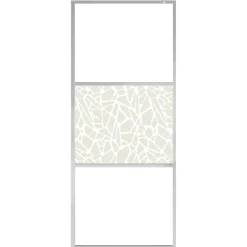 vidaXL Paroi de douche à l'italienne à verre ESG pierre 80x195 cm