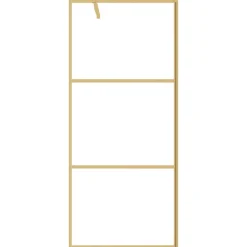 vidaXL Paroi de douche avec verre ESG transparent 80x195 cm