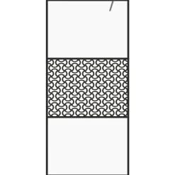 Plomberie-vidaXL Paroi de douche avec verre ESG transparent 80x195 cm Noir