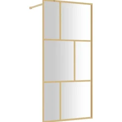 vidaXL Paroi de douche avec verre ESG transparent 80x195 cm
