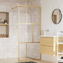 vidaXL Paroi de douche avec verre ESG transparent 80x195 cm