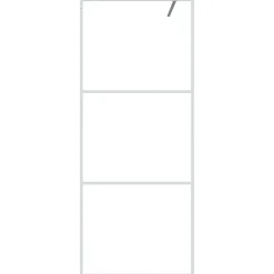 vidaXL Paroi de douche 80x195 cm Verre ESG transparent