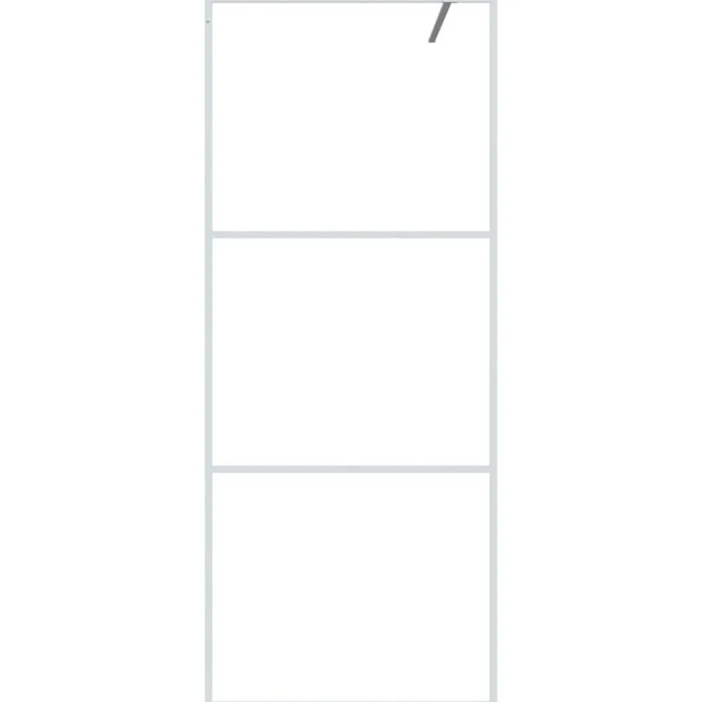 vidaXL Paroi de douche 80x195 cm Verre ESG transparent