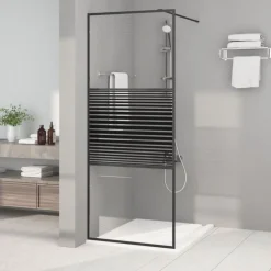 vidaXL Paroi de douche 80x195 cm Verre ESG transparent