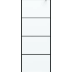 vidaXL Paroi de douche 80x195 cm Verre ESG dépoli