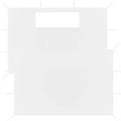 Pelouses & Jardins-vidaXL Parois latérales de belvédère avec fenêtres 2 pcs Blanc