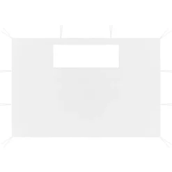 Pelouses & Jardins-vidaXL Parois latérales de belvédère avec fenêtres 2 pcs Blanc