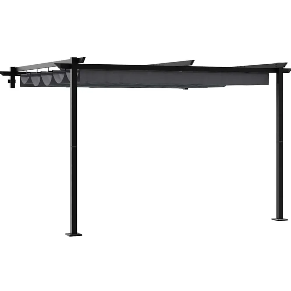 Pelouses & Jardins-vidaXL Pavillon 300 x 300 x 200 cm Polyester Anthracite