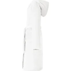 Vêtements & Accessoires-vidaXL Peignoir avec capuche s Flanelle Blanc