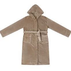vidaXL Peignoir avec capuche s Flanelle