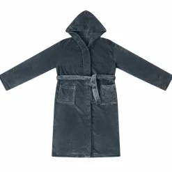 vidaXL Peignoir avec capuche s Flanelle