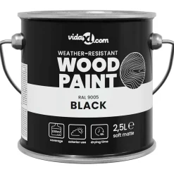 vidaXL Peinture pour bois 2,5 L Impression murale