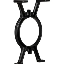 vidaXL Pied de banc 2 pcs Cadre en O Fonte