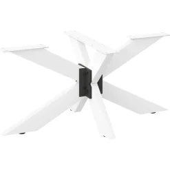 vidaXL Pied de table basse en forme d'araignée, , 98 x 58 x (42-43) cm, acier