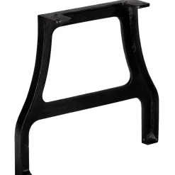 vidaXL Pied de table basse 2 pcs Cadre en A Fonte