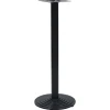 vidaXL Pied de table de bistro noir Ø43x107 cm fonte