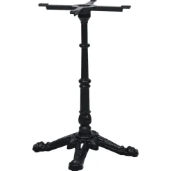 vidaXL Pied de table de bistro noir 52x52x72 cm fonte