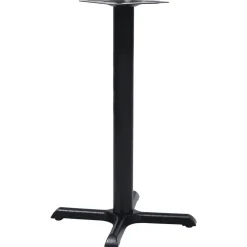 vidaXL Pied de table de bistro noir 56x56x72 cm fonte
