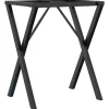 Accessoires Pour Tables-vidaXL Pieds de table à manger cadre en X 60x50x73 cm acier