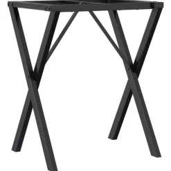 Accessoires Pour Tables-vidaXL Pieds de table à manger cadre en X 60x40x73 cm acier