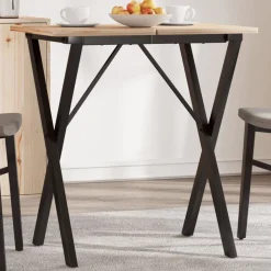Accessoires Pour Tables-vidaXL Pieds de table à manger cadre en X 60x40x73 cm acier
