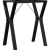 vidaXL Pieds de table à manger cadre en Y 60x40x73 cm acier