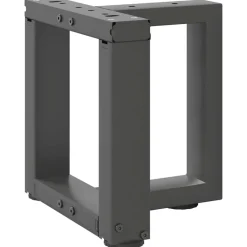 Accessoires Pour Tables-vidaXL Pieds de table basse en T 2 pièces 30x25x(30-31) cm Acier Anthracite