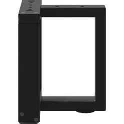 Accessoires Pour Tables-vidaXL Pieds de table basse en T, 2 pièces, , 30 x 25 x (30-31) cm, acier Noir