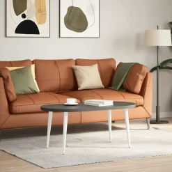 vidaXL Pieds de table basse coniques 4 pièces 30-31 cm Acier