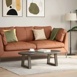 Accessoires Pour Tables-vidaXL Pieds de table basse en forme de V, 2 pièces, acier , 30 x (30-31,3) cm Naturel