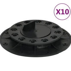 vidaXL Pieds de terrasse réglables 10 pcs 20-30 mm
