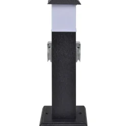 vidaXL Pilier avec lampe pour prise de jardin
