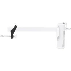 Pelouses & Jardins-vidaXL Pince à parasol pour balcon blanc 38 mm acier