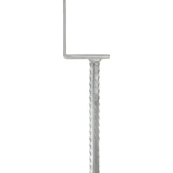 Accessoires De Quincaillerie-vidaXL Piquets de clôture 6 pcs Argenté 8x6x30 cm Acier galvanisé