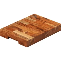 vidaXL Planche à découper 30x21x4 cm bois d'acacia massif