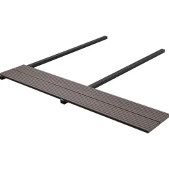 Produits Ménagers-vidaXL Planche de terrasse 6 pcs Marron foncé WPC