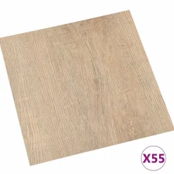 Matériaux De Construction-vidaXL Planches de sol 55 pcs Marron 5,11 m² PVC