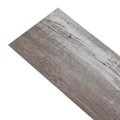 vidaXL Planches de sol 36 pcs Marron 5,02 m² PVC