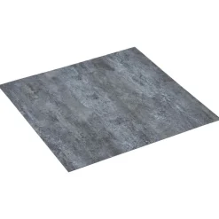 vidaXL Planches de sol 55 pcs Gris 5,11 m² PVC