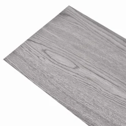 Matériaux De Construction-vidaXL Planches de sol 18 pcs 5,26 m² PVC Gris foncé