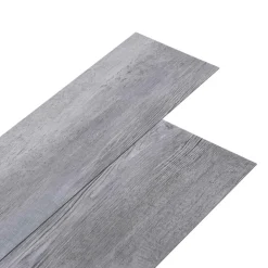 vidaXL Planches de sol 36 pcs Gris 5,02 m² PVC