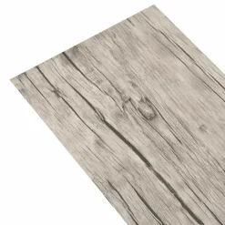 vidaXL Planches de sol 36 pcs Gris 5,02 m² PVC