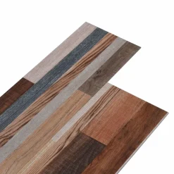 Matériaux De Construction-vidaXL Planches de sol 18 pcs 5,26 m² PVC Multicolore