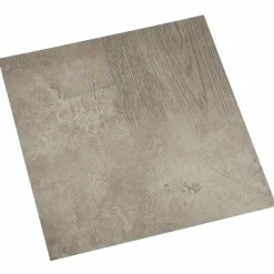 vidaXL Planches de sol 55 pcs Gris 5,11 m² PVC