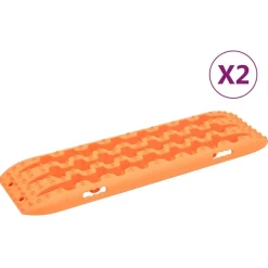 vidaXL Planches de traction 2 pc 106x30,5x7 cm Nylon