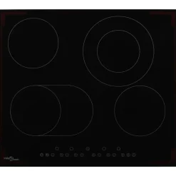 Arts De La Table & Arts Culinaires-vidaXL Plaque de cuisson Céramique 4 brûleurs Contrôle tactile 6600 W